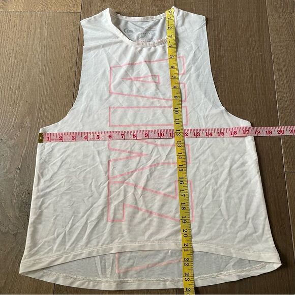 Zyia Athlete Women's Tank Top Light Pink Muscles Sleeves Featherweight (Size S) - Picture 7 of 7